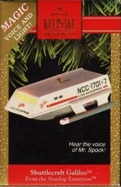 1992 Shuttlecraft Galileo - From the Starship Enterprise - Star Trek